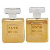 シャネル パフュームボトル 香水 イヤリング ゴールド クリア メッキ プラスチック レディース CHANEL 【中古】